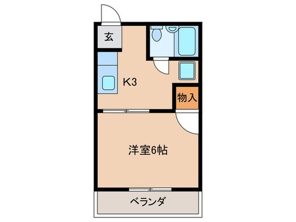 コーポ加藤Ⅲの物件間取画像